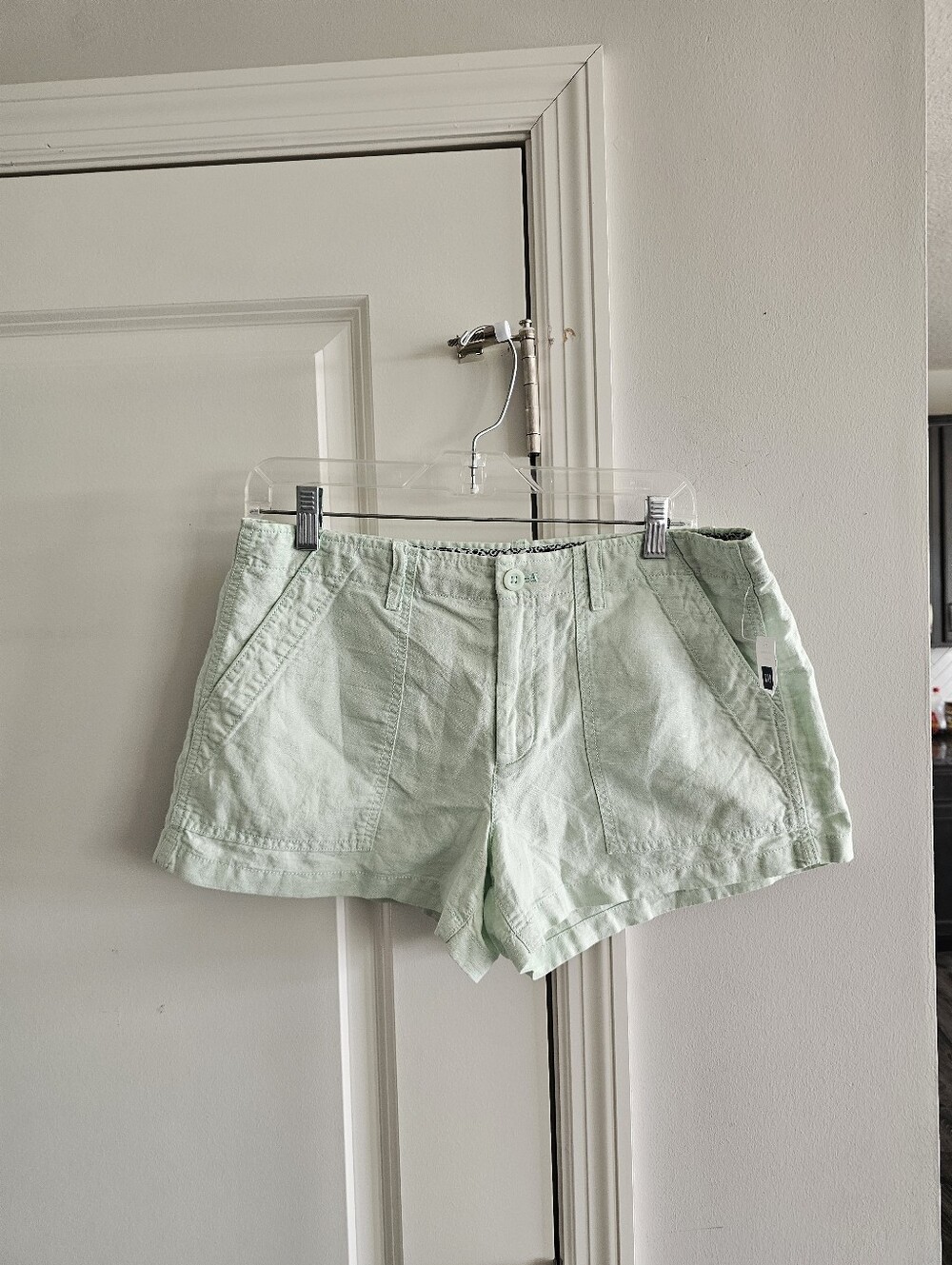 GAP Linen Shorts Size 8 - Picture 2 of 5